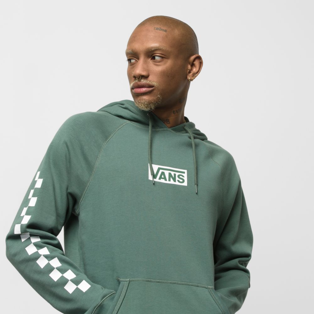 Vans Versa Standard Hoodie Herr Gröna | 81972BXJN