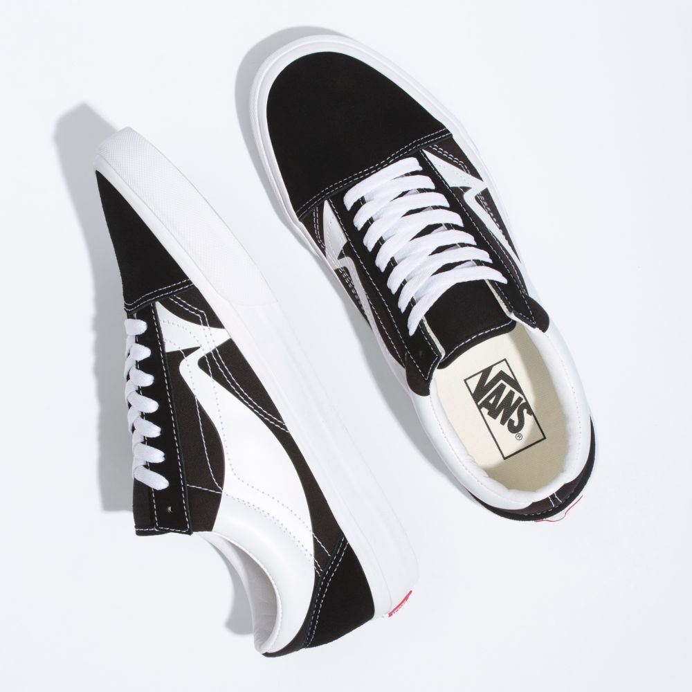 Vans Warp Old Skool Classic Dam Svarta Vita | 63951BLNA