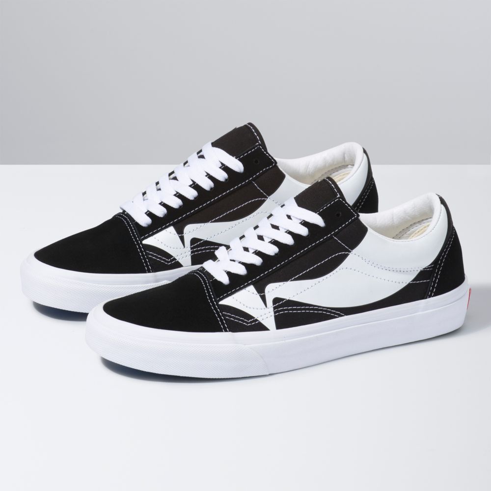 Vans Warp Old Skool Classic Dam Svarta Vita | 63951BLNA