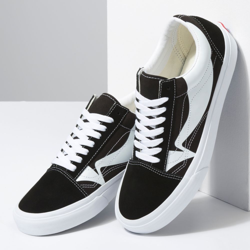 Vans Warp Old Skool Classic Herr Svarta Vita | 32970QGJN