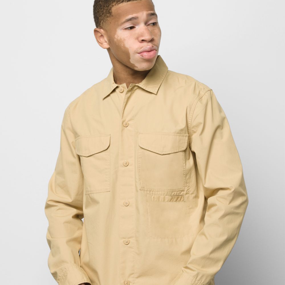 Vans Williams Poplin Buttondown Skjorta Herr Grå Bruna | 02149ZTHY