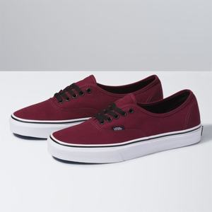 Vans Authentic Classic Dam Röda Svarta | 49608ZMEU