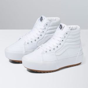 Vans Canvas Sk8-Hi Stacked Classic Dam Vita | 90273AKVL