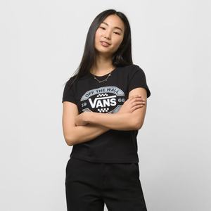 Vans Center Fire Mini T-shirt Dam Svarta | 20658AVZQ