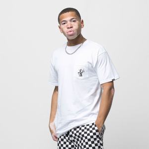 Vans Checkerboard Research T-shirt Herr Vita | 81406LAMN