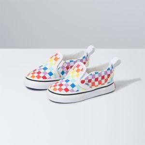 Vans Checkerboard V Classic Barn Olika Färger Vita | 58143JRGW