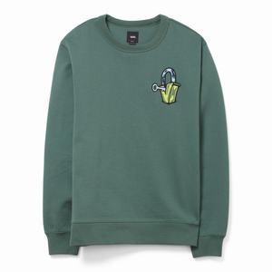 Vans Classics Crew Hoodie Dam Gröna | 80769DGBF