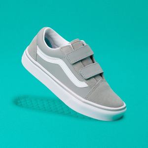 Vans ComfyCush Old Skool V Va Classic Barn Mörkgrå | 31274CFEX