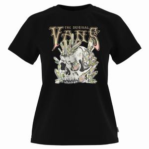 Vans Compos Mentis Crew T-shirt Dam Svarta | 49830IJBK