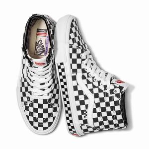 Vans Customs Checkerboard Sk8-Hi Classic Dam Olika Färger | 34158DXIB