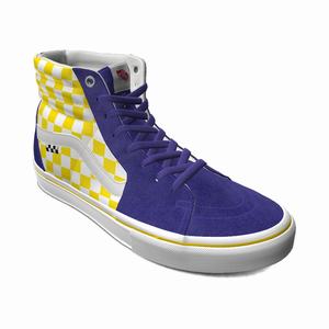 Vans Customs Cyber Checkerboard Sk8-Hi Classic Dam Olika Färger | 05378QUPB