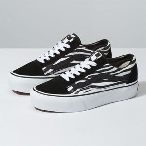 Vans Customs Zebra Old Skool Platform Classic Dam Olika Färger | 10579USAK