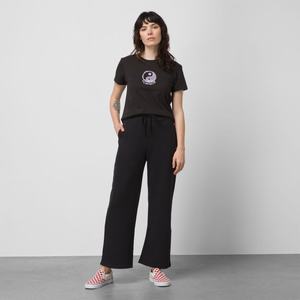 Vans Day Off Cropped Sweatpants Dam Svarta | 98352SNOR