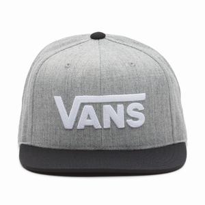 Vans Drop V Snapback Hatt Herr Grå Svarta | 46259EUSN