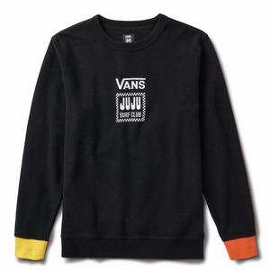 Vans JUJU Club Crew Hoodie Herr Svarta | 91253OMNA