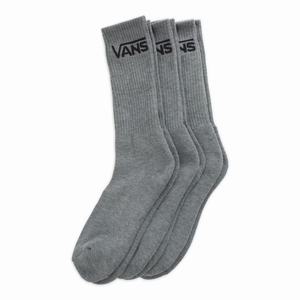 Vans Klassiska Crew 3 Pack Strumpor Herr Grå | 06521QLYB