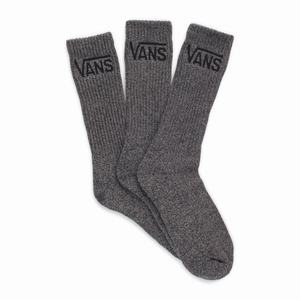 Vans Klassiska Crew 3 Pair Pack Strumpor Herr Svarta | 02534JLTC