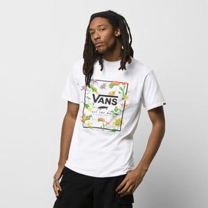 Vans Klassiska Print Box T-shirt Herr Vita | 04931WRQX