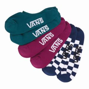 Vans Klassiska Super No Show 3 Pack 6.5-9 Strumpor Herr Mörkturkos | 56937QLHD