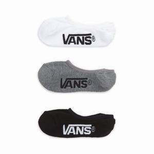 Vans Klassiska Super No Show 3 Pack 6.5-9 Strumpor Herr Svarta | 87904MTQW