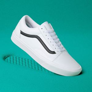 Vans Klassiska Tumble ComfyCush Old Skool Classic Herr Vita | 13648YEHU