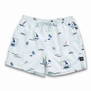 Vans Mixed 16 Volley Shorts Herr Blå | 97351DROI