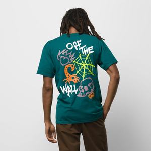 Vans Off The Skull T-shirt Herr Mörkturkos | 57209KPOA