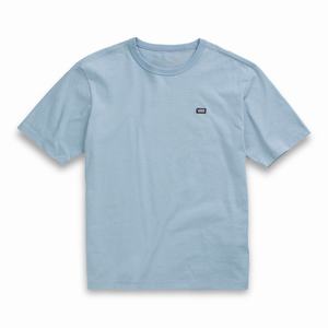 Vans Off The Wall T-shirt Dam Blå | 83764BLGM