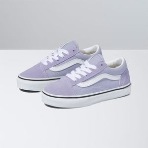 Vans Old Skool Classic Barn Lavendel Vita | 47082IDSC