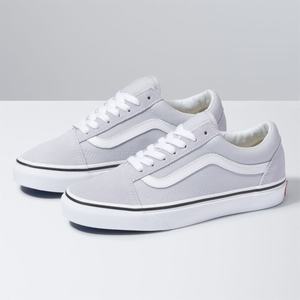 Vans Old Skool Classic Dam Grå Vita | 94506KVIY