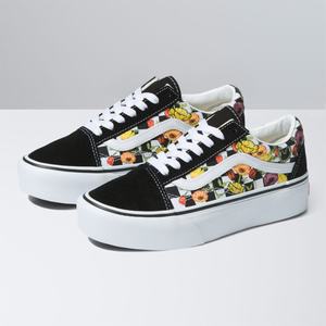 Vans Old Skool Platform Classic Herr Svarta Olika Färger | 86570RNLZ