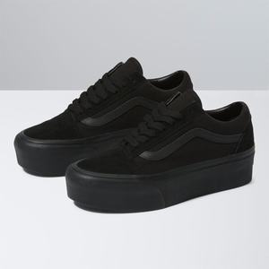 Vans Old Skool Stackform Classic Dam Svarta Svarta | 97825IHRQ