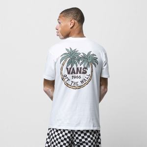 Vans Paradise Dual Palm T-shirt Herr Vita | 58709PIYS