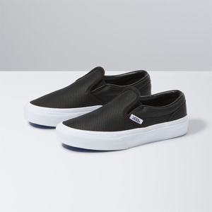 Vans Perf Läder Classic Barn Svarta | 34219YRML