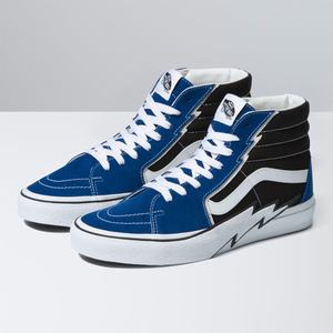 Vans Sk8-Hi Bolt Classic Dam Blå Svarta | 10234UMWP