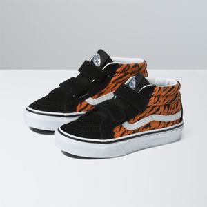 Vans Sk8-Mid Reissue V Classic Barn Svarta Vita | 84359NPZF