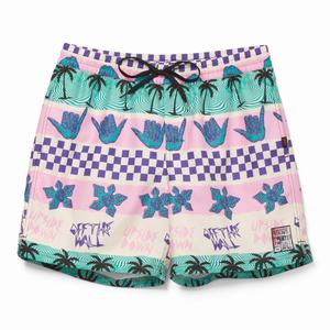 Vans Stranger Things California Stripe 17 Volley Shorts Herr Rosa | 36412JCYR