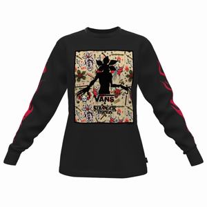 Vans Stranger Things Customs Hellfire Club Demogorgon BFF T-shirt Dam Olika Färger | 56704OHKY