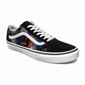 Vans Stranger Things Customs Poster Art Old Skool Classic Herr Olika Färger | 42078RLAC