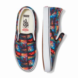 Vans Stranger Things Customs Poster Art Classic Dam Olika Färger | 84750JHDT