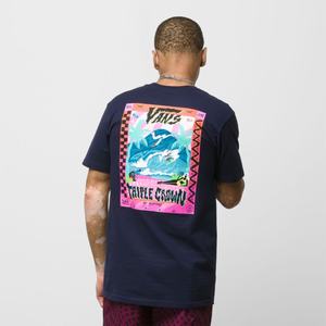 Vans VTCS 2022 Poster T-shirt Herr Marinblå | 78651XVAZ